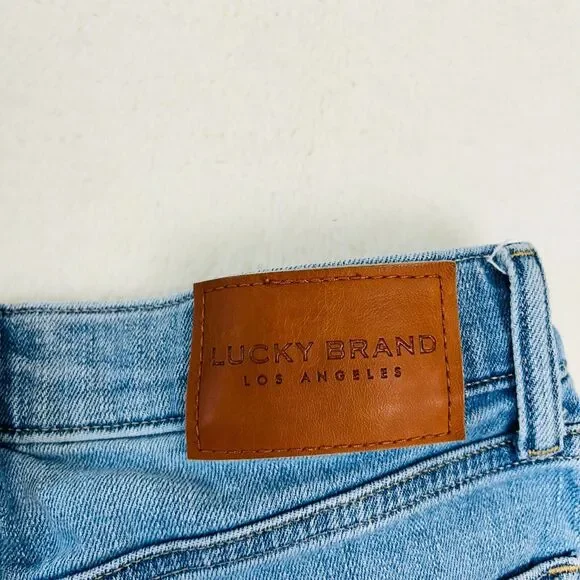 Lucky Brand Straight Ankle Crop Jeans 8/29 Mid Rise Dark Wash Denim - Picture 15 of 16